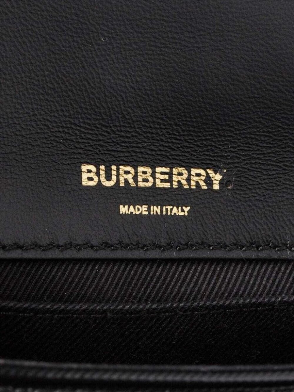 Burberry Black Quilted Coated Canvas Logo Print Belt Bag - Picture 11 of 12